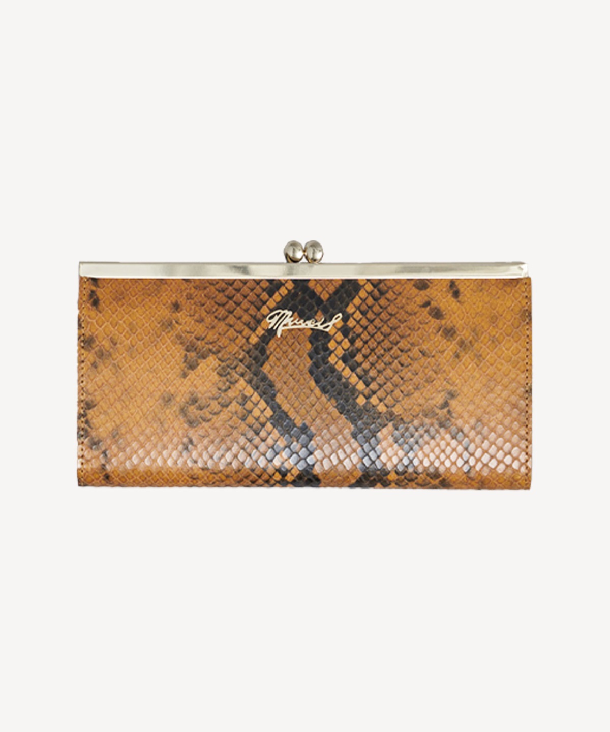 パイソン長財布(orange-F)