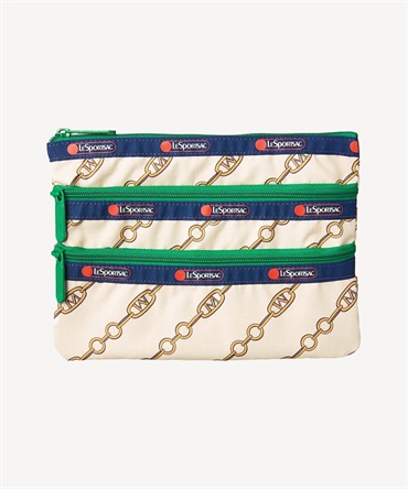 Large 3 Zip(gold-F)