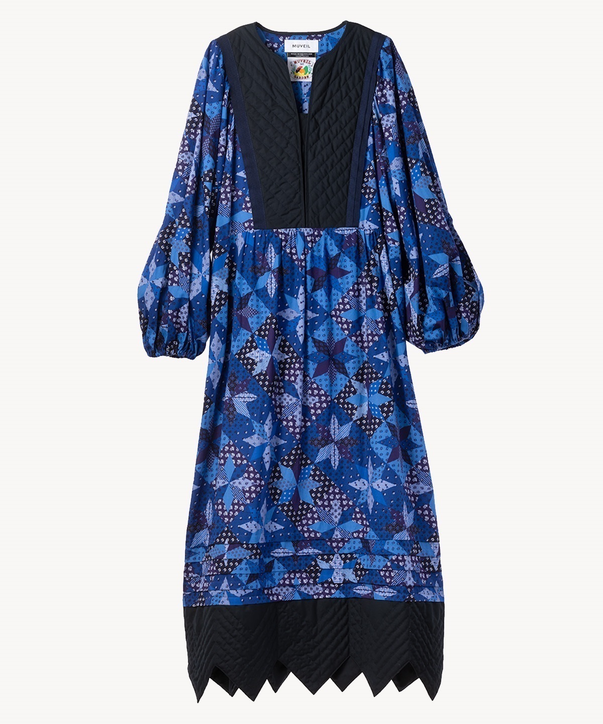 マルチプリントワンピース(navy-36)