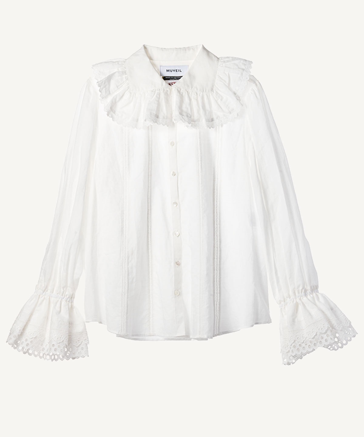 レースブラウス(off white-40)