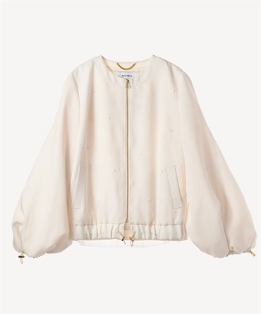 ハートモチーフブルゾン(off white-36)