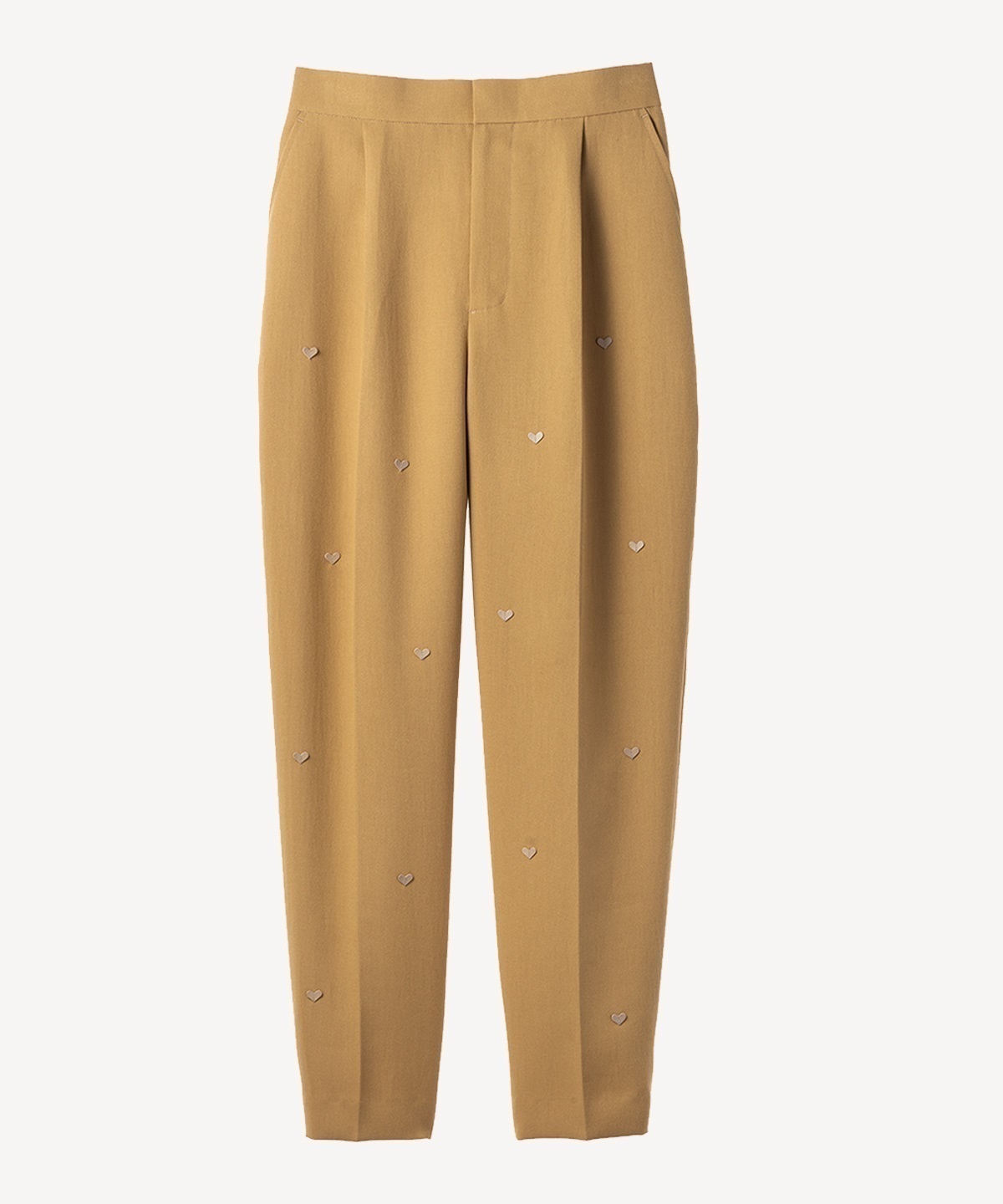 ハートモチーフパンツ(camel-36)
