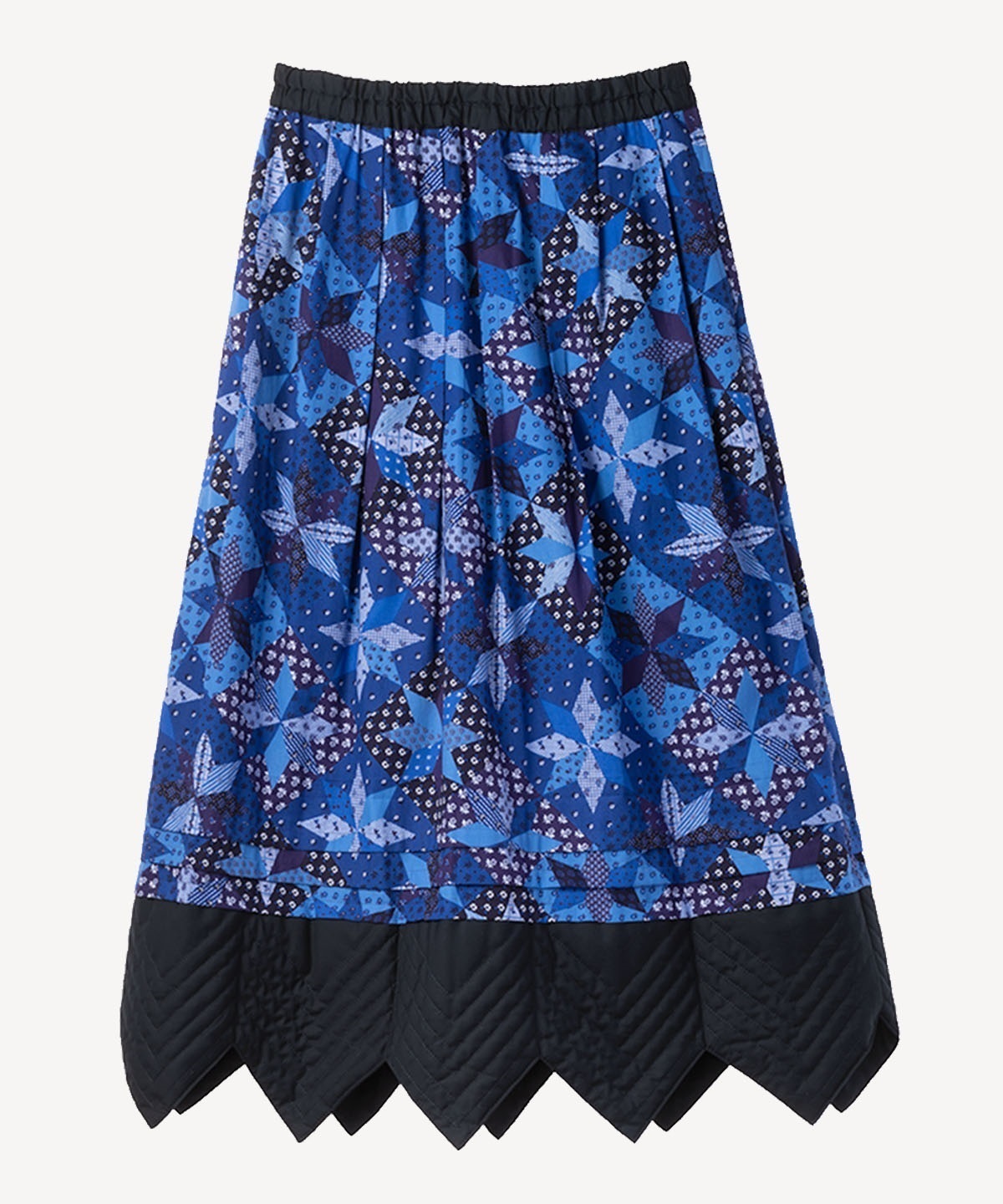 マルチプリントスカート(navy-36)