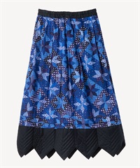 マルチプリントスカート(navy-36)
