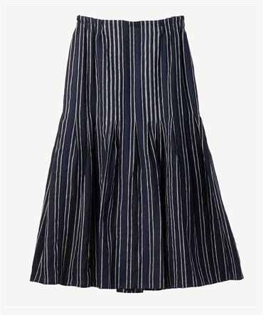 ストライプスカート(navy-36)