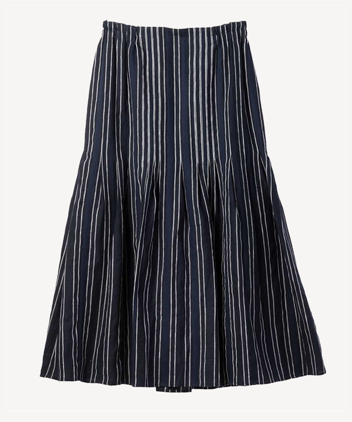 ストライプスカート(navy-40)