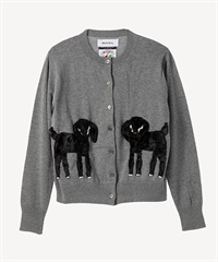 ヤギニットカーディガン(gray-36)