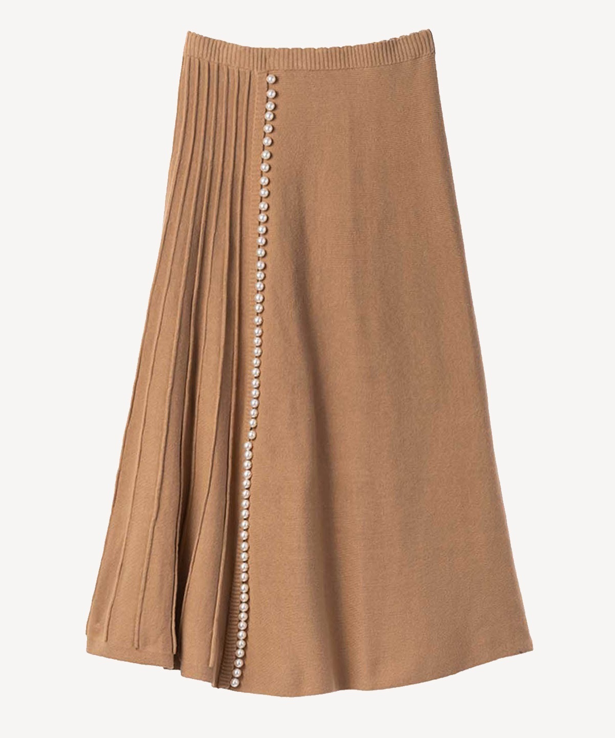 パールニットスカート(beige-38)