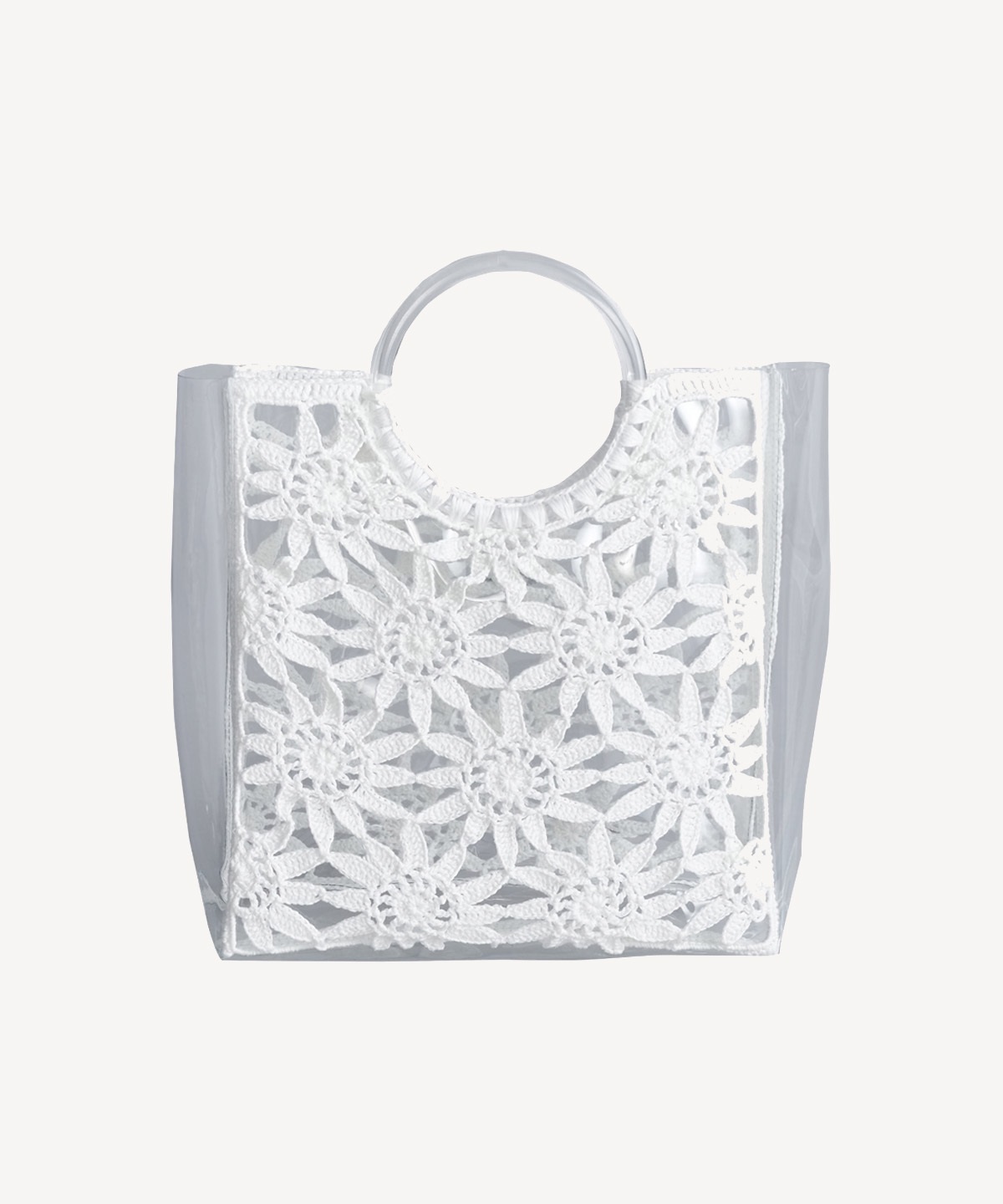 クロシェバッグ(off white-F)