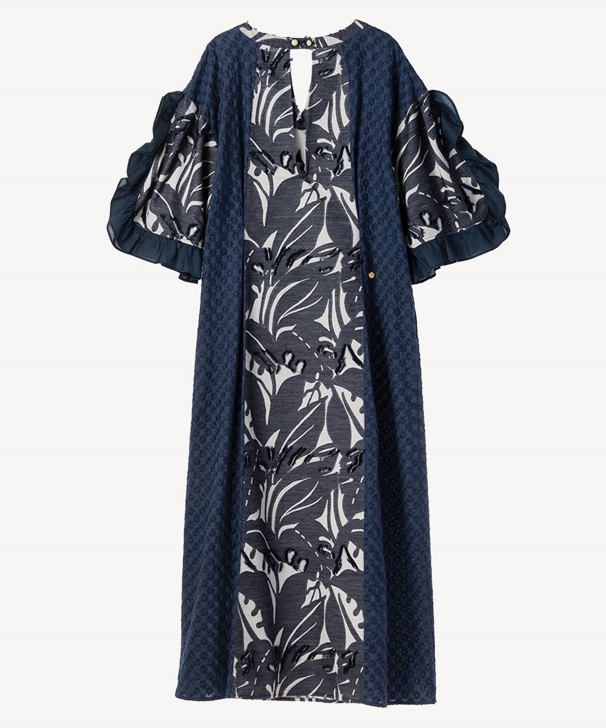 フラワーミックスワンピース(navy-36)