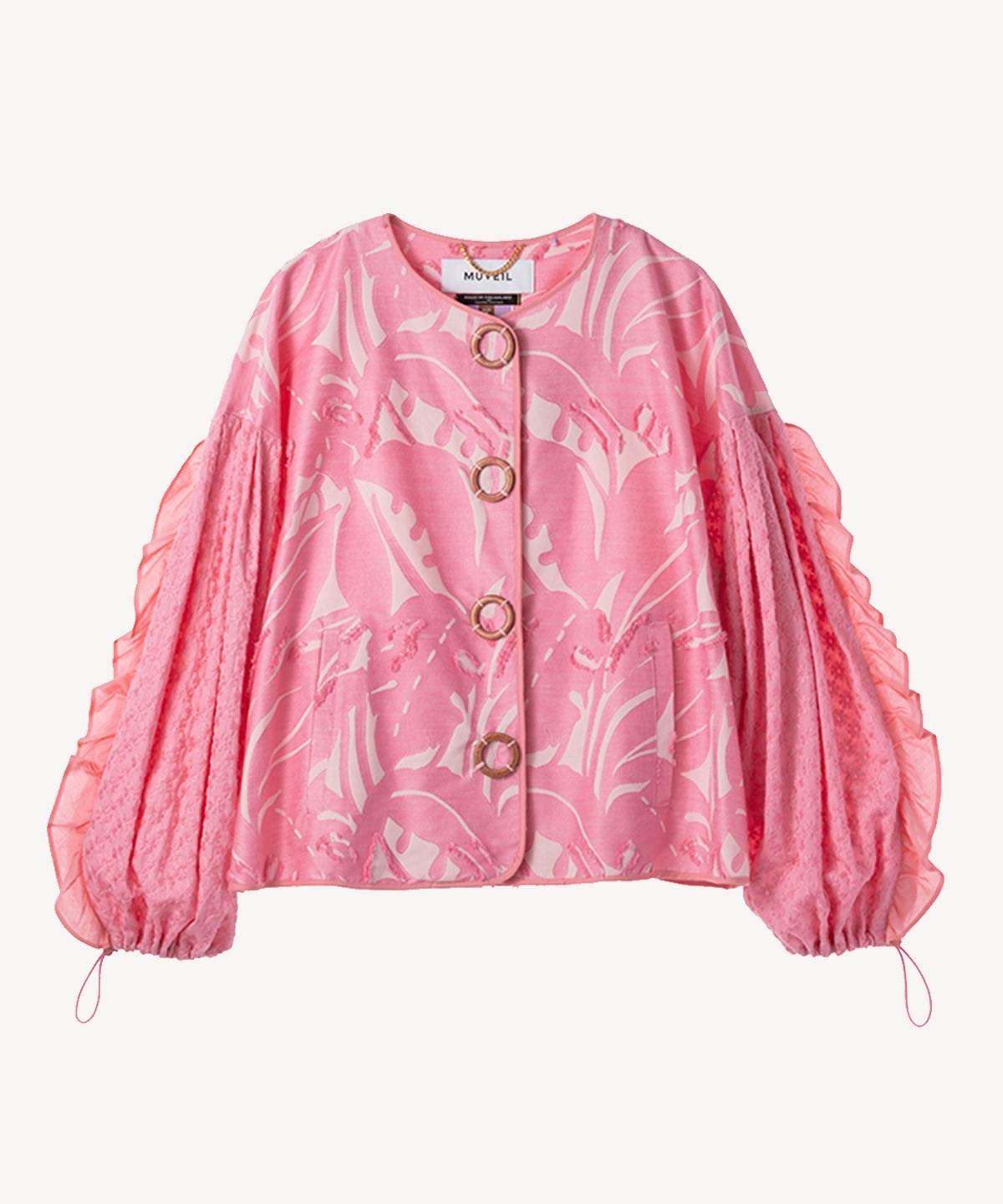 フラワーミックスジャケット(pink-40)