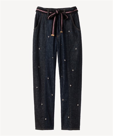 ハートデニムパンツ(navy-36)