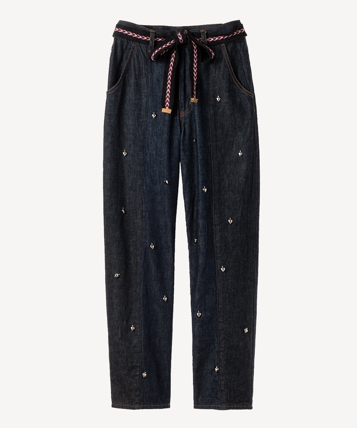 ハートデニムパンツ(navy-40)