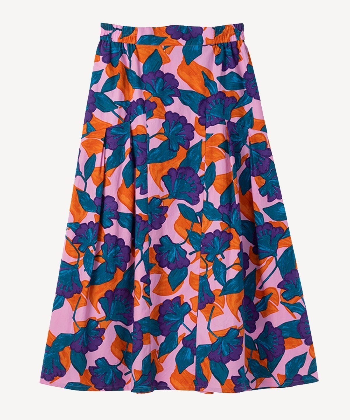 フラワープリントスカート(pink-36)