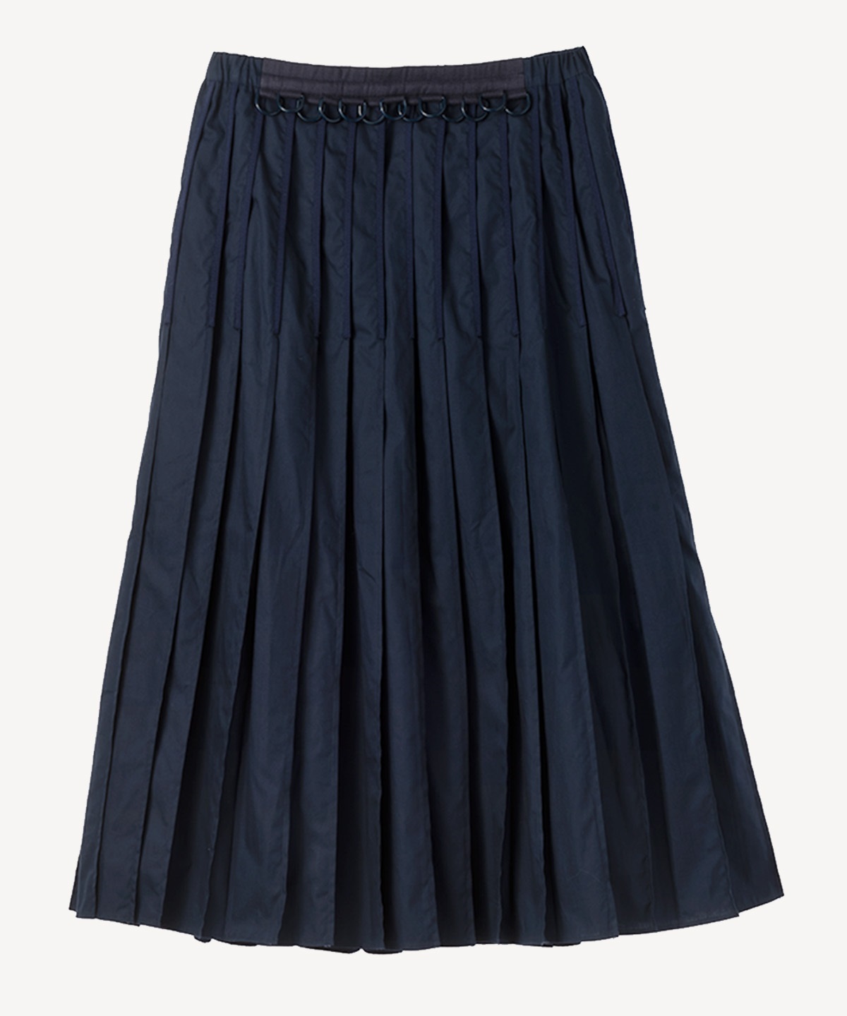 ステッチプリーツスカート(navy-40)