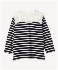 フラワークロシェカットソー(off white-36)