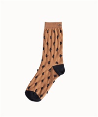 ドットソックス(brown-F)