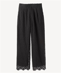 フラワーレースパンツ(black-36)