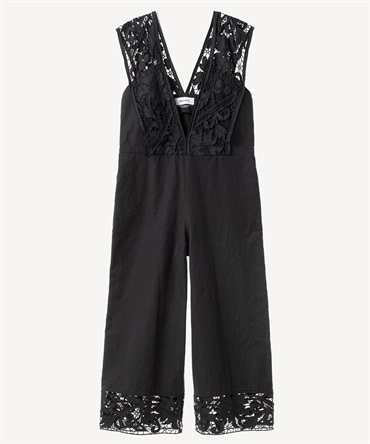 レースサロペット(black-36)