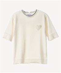 ハートパッチプルオーバー(white-36)