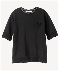 ハートパッチプルオーバー(black-36)