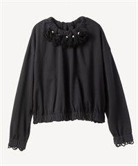 タッセル裏毛プルオーバー(black-36)
