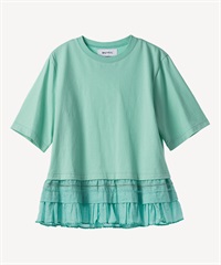シアーフリルTシャツ(mint green-36)