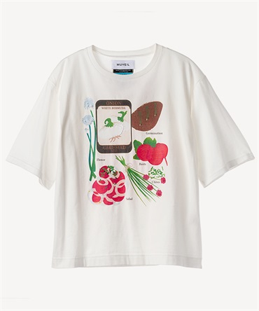 オニオンレシピTシャツ(white-36)