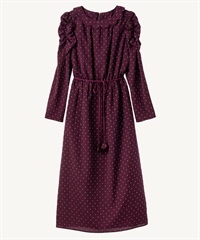 スタープリントワンピース(purple-36)
