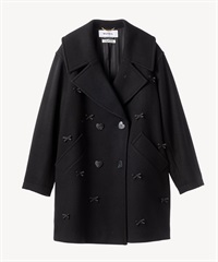 メルトンダブルコート(black-36)