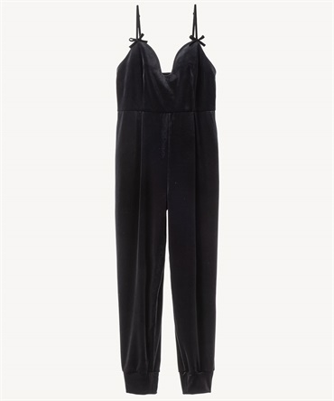 ベロアサロペット(black-36)