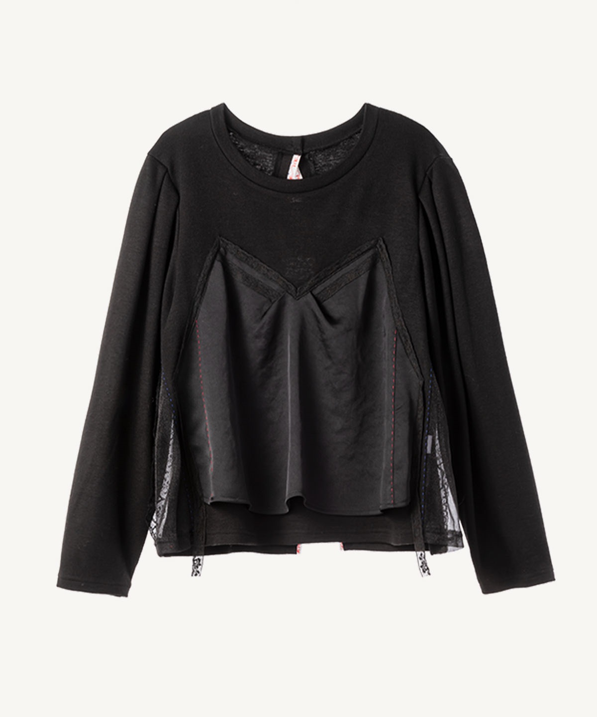 キャミレイヤードカットソー(black-36)