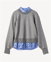 シャツレイヤードプルオーバー(gray-36)