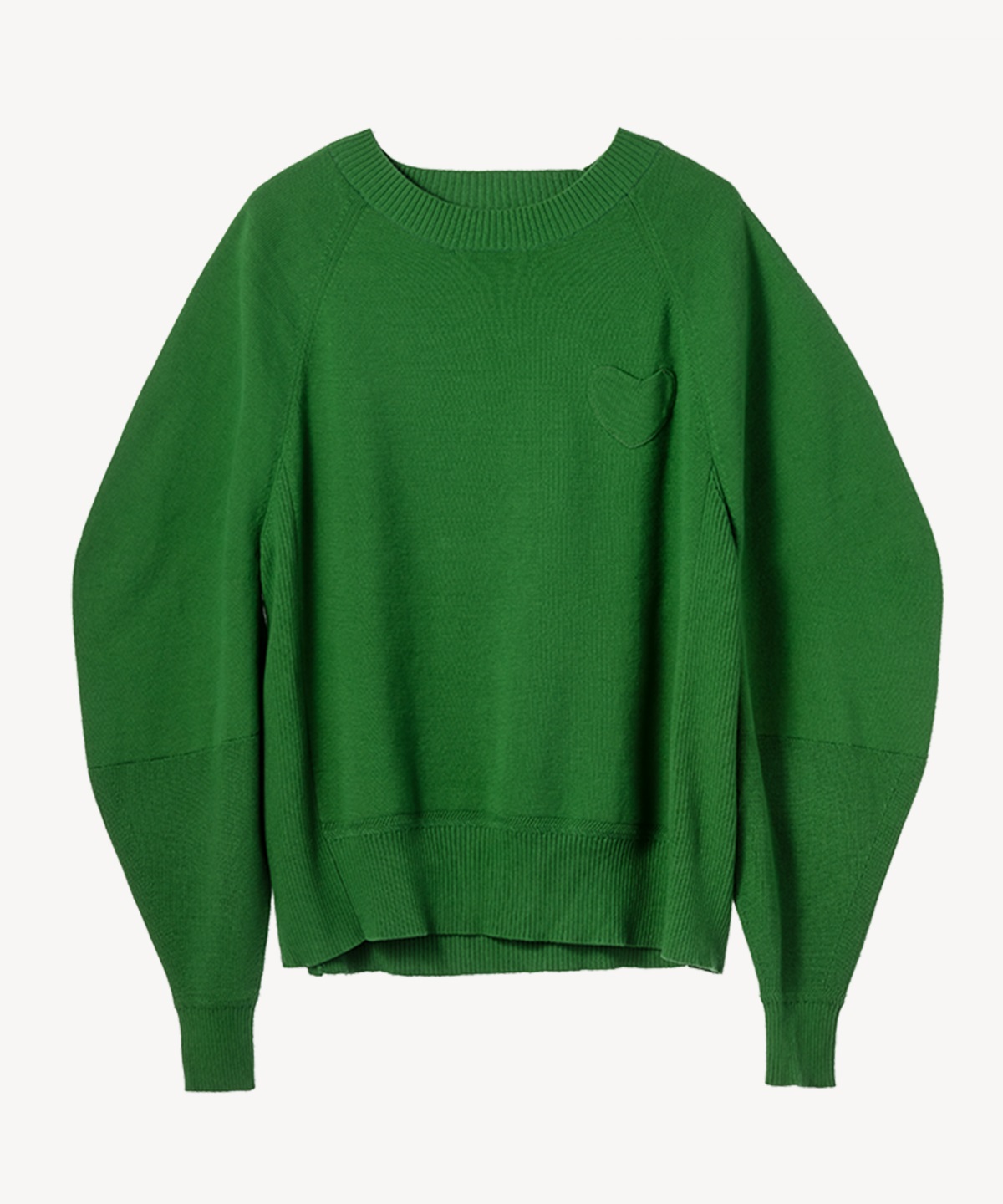 ハートパッチニットプルオーバー | MUVEIL Online Shop ハートパッチニットプルオーバー | MUVEIL Online Shop