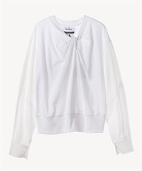 クロスネックカットソー(white-36)