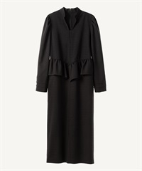 ハートステッチワンピース(black-36)
