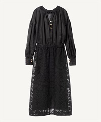 ローズレースワンピース(black-36)