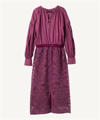 ローズレースワンピース(magenta-36)
