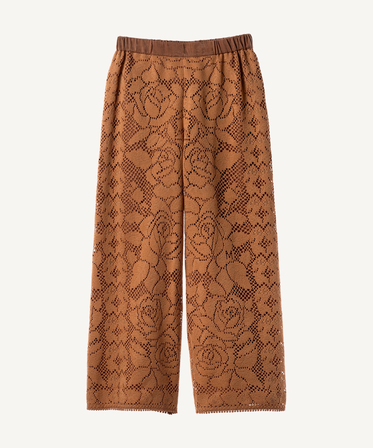 ローズレースパンツ(brown-34)