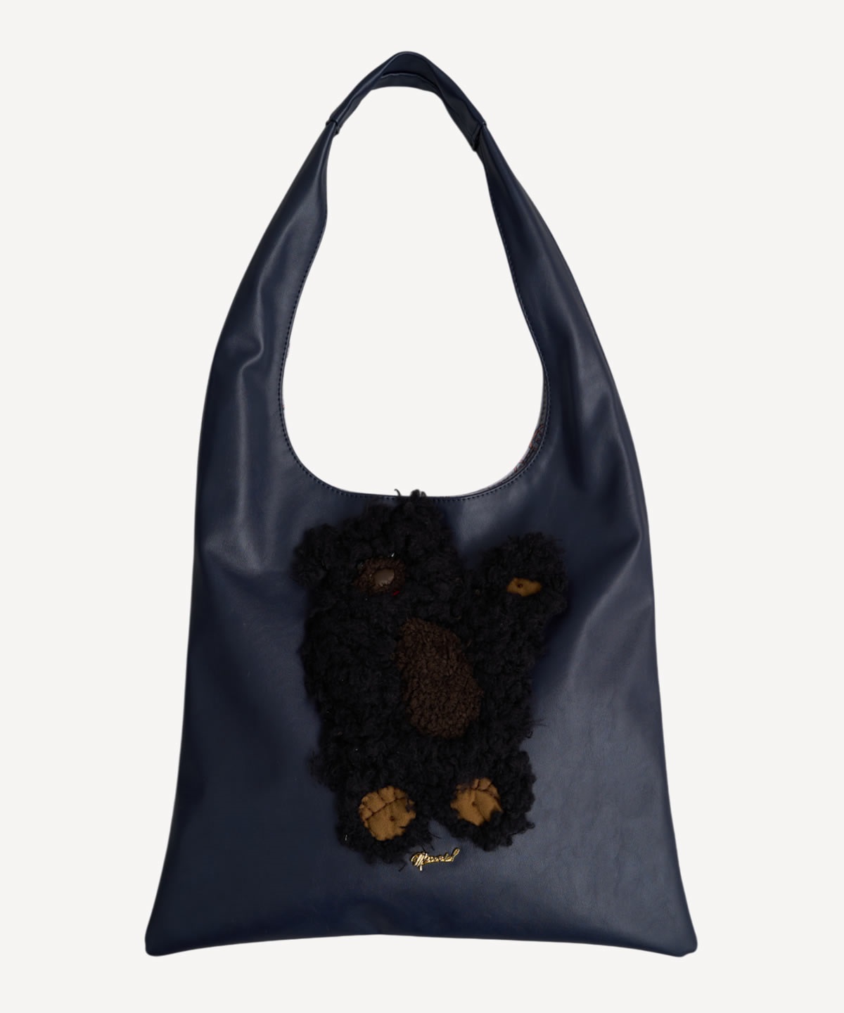くまバッグ(navy-F)