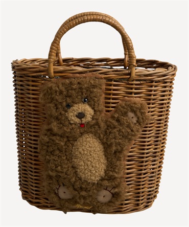 クマカゴバッグ(brown-F)