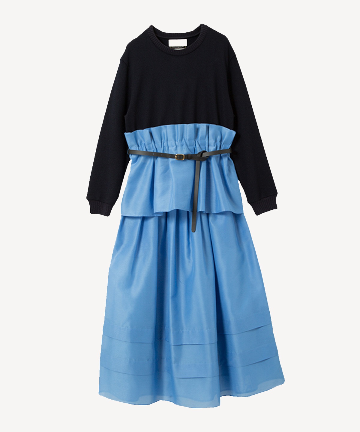 2WAYニットワンピース(navy-36)