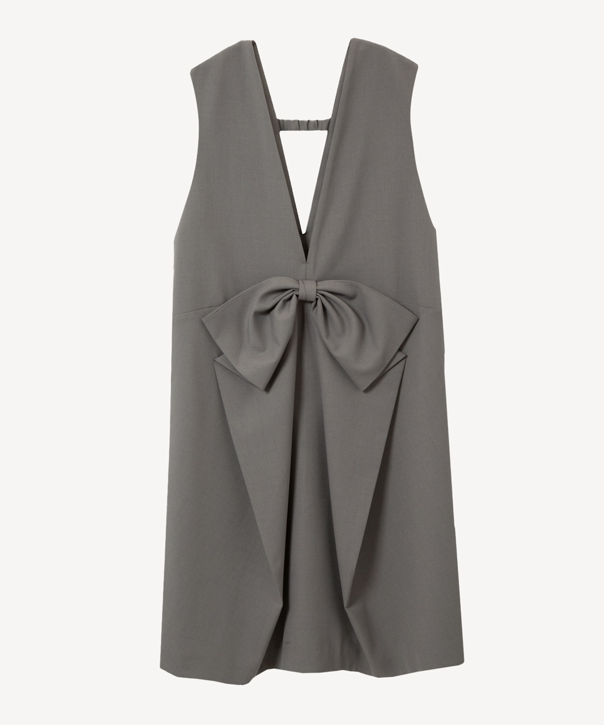 リボンベストワンピース(gray-36)