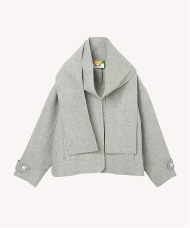 リバー仕立てコート(gray-36)