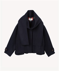 リバー仕立てコート(navy-36)
