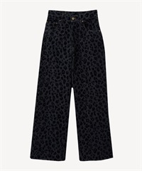 フロッキーデニムパンツ(indigo-34)