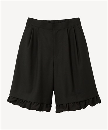 ウールハーフパンツ(black-34)