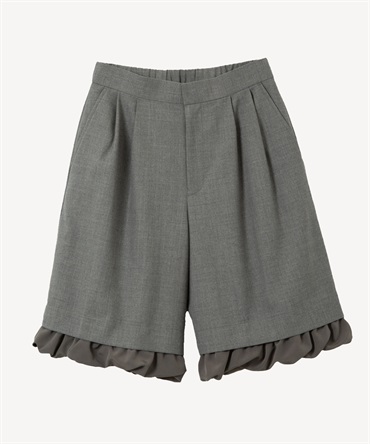 ウールハーフパンツ(gray-34)