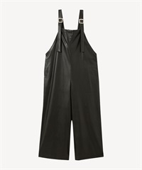 レザーサロペットパンツ(black-36)