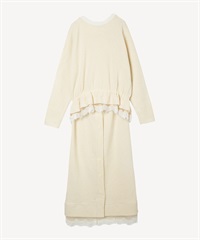 レースニットワンピース(white-36)